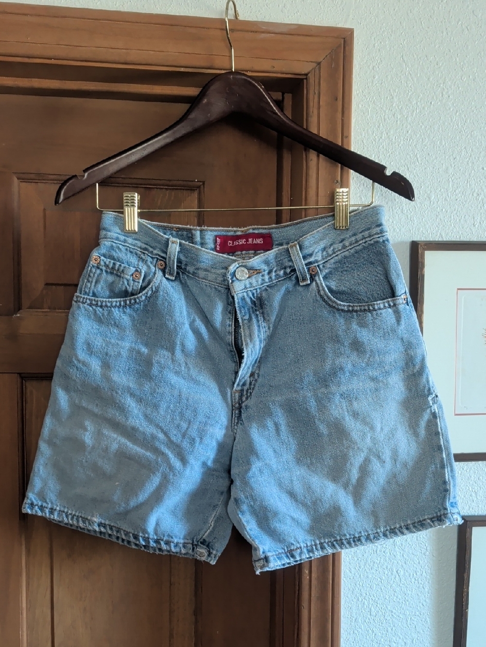 Levi's Classic Light Blue Denim Shorts